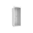 Camelia SHR-3636 Acrylic Alcove Center Drain No Seat One-Piece Shower in White