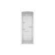 Camelia SHR-3636 Acrylic Alcove Center Drain No Seat Three-Piece Shower in White