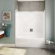 OPTS-6032 - Base Model AcrylX Alcove Left-Hand Drain One-Piece Tub Shower in White