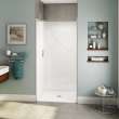 OPS-3636-RS - Base Model AcrylX Alcove Center Drain One-Piece Shower in White