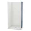 OPS-3636-RS - Base Model AcrylX Alcove Center Drain One-Piece Shower in White