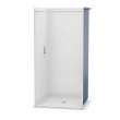 OPS-3636-RS - Base Model AcrylX Alcove Center Drain One-Piece Shower in White