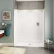 OPS-6030-RS - Base Model AcrylX Alcove Center Drain One-Piece Shower in White