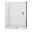 OPS-6030-RS - Base Model AcrylX Alcove Center Drain One-Piece Shower in White