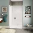 OPS-4248-RS - Base Model AcrylX Alcove Center Drain One-Piece Shower in White