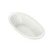 Saturna 6036 Acrylic Drop-in End Drain Bathtub in White