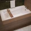 Exhibit 6036 IF Acrylic Alcove Left-Hand Drain Bathtub in White