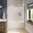 Exhibit 6636 IFS AFR Acrylic Alcove Left-Hand Drain Bathtub in White