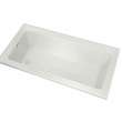 Pose Acrylic Corner Left Left-Hand Drain Aeroeffect Bathtub in White