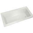 Pose 6632 IF Acrylic Corner Right Left-Hand Drain Bathtub in White