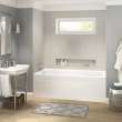 Pose 7242 IF Acrylic Alcove Left-Hand Drain Aeroeffect Bathtub in White