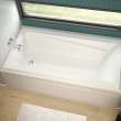 Exhibit 7234 Acrylic Drop-in End Drain Whirlpool Bathtub in White