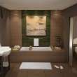 Exhibit 7234 Acrylic Drop-in End Drain Combined Whirlpool & Aeroeffect Bathtub in White