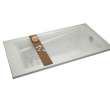 Exhibit 7234 Acrylic Drop-in End Drain Combined Whirlpool & Aeroeffect Bathtub in White