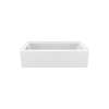 Rubix Access 6030 Acrylic Alcove Left-Hand Drain Bathtub in White