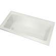 Skybox 6636 IF Acrylic Alcove Right-Hand Drain Bathtub in White