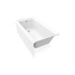 Bosca 6030 IFS Acrylic Alcove Left-Hand Drain Bathtub in White