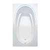 Panaro 7242 Acrylic Drop-in End Drain Bathtub in White