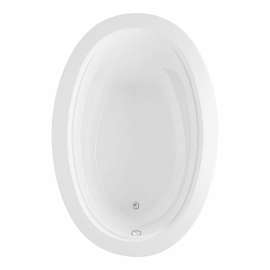 Arno 7242 Acrylic Drop-in End Drain Bathtub in White