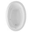 Arno 7242 Acrylic Drop-in End Drain Bathtub in White