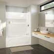 NexTile 6030 Direct-to-Stud Four-Piece Alcove Tub Wall Kit in White