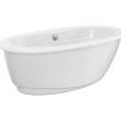Souvenir Acrylic Freestanding Center Drain Bathtub in White
