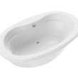Souvenir Acrylic Freestanding Center Drain Bathtub in White