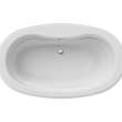 Souvenir Acrylic Freestanding Center Drain Bathtub in White