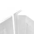 Effika 6030 Polystyrene Glue Up Three-Piece Tub Wall Surround in White