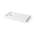 Icon 6032 AcrylX Alcove Shower Base with Left-Hand Drain in White