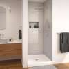 SPL 3838 AcrylX Alcove Shower Base with Center Drain in White