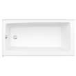 Mackenzie Corner 6030 AcrylX Corner Left-Hand Drain Bathtub in White