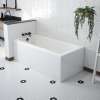Mackenzie Corner 6030 AcrylX Corner Right-Hand Drain Bathtub in White