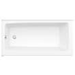 Mackenzie Corner 6032 AcrylX Corner Left-Hand Drain Bathtub in White