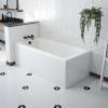 Mackenzie Corner 6032 AFR AcrylX Corner Left-Hand Drain Bathtub in White