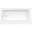 Mackenzie Corner 6032 AFR AcrylX Corner Right-Hand Drain Bathtub in White