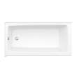 Nomad Corner 6030 AcrylX Corner Left-Hand Drain Bathtub in White
