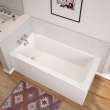 Nomad Corner 6030 AcrylX Corner Right-Hand Drain Bathtub in White