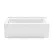 Nomad Corner 6030 AcrylX Corner Right-Hand Drain Bathtub in White