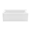 Nomad Corner 6030 AFR AcrylX Corner Left-Hand Drain Bathtub in White