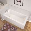 Nomad Corner 6032 AcrylX Corner Left-Hand Drain Bathtub in White