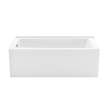 Nomad Corner 6032 AcrylX Corner Left-Hand Drain Bathtub in White