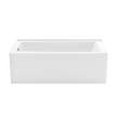 Nomad Corner 6032 AFR AcrylX Corner Right-Hand Drain Bathtub in White