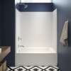 6030STT 60 x 31 AcrylX Alcove Right-Hand Drain One-Piece Tub Shower in White