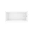 Bosca 6032 AFR Acrylic Alcove Right-Hand Drain Bathtub in White