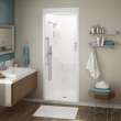 Allia SHR-3636 Acrylic Alcove Center Drain No Seat One-Piece Shower in White