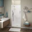 Allia SH-3636 Acrylic Alcove Center Drain No Seat One-Piece Shower in White