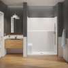 SS3260 AcrylX(TM) Alcove Center Drain One-Piece Shower in White