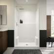 Icon SH4836 AcrylX(TM) Alcove Center Drain One-Piece Shower in White