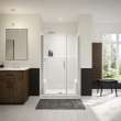Icon SH4836 AcrylX(TM) Alcove Center Drain One-Piece Shower in White